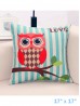 Owl Print Cushion & Filler